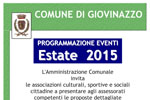 Programmazione eventi estate 2015